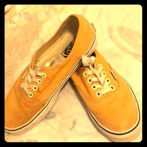 AUTHENTIC yellow vans